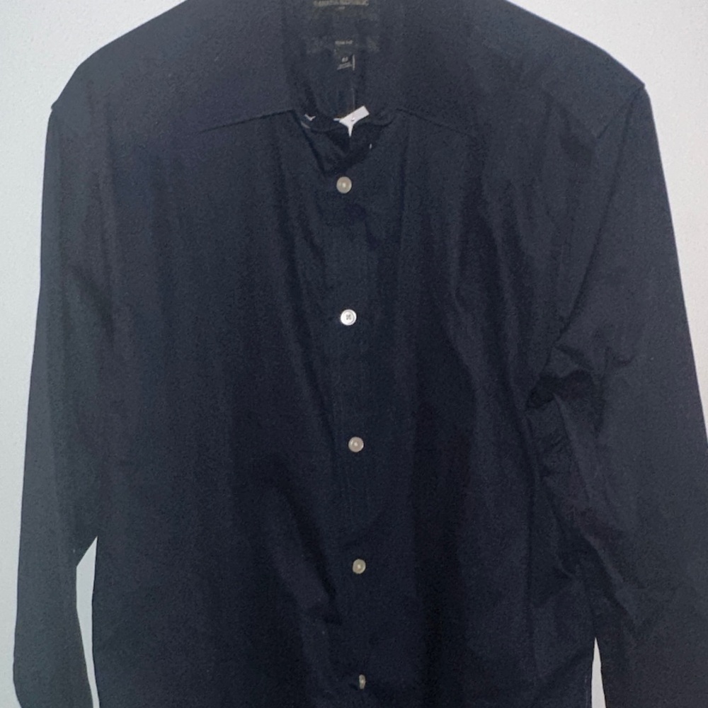 Banana Republic Dark Blue Button Down Shirt